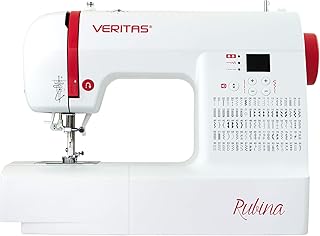 VERITAS Rubina - Digitale Computer Nähmaschine für Näh-Einsteiger, Fortgeschrittene & Profis mit LED-Display, 100 Stichprogrammen und LED-Nählicht