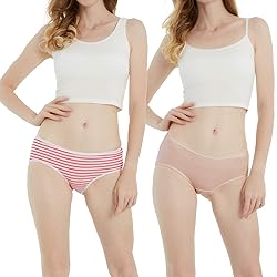 INNERSY Womens Underwear Cotton Hipster Panties