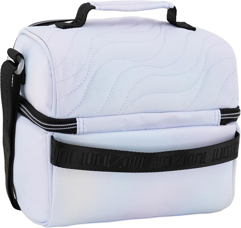 - Fiambrera, Accesorio Escolar, Mantiene Alimentos Frescos, Incluye 1 Compartimento Superior y Otro Grande, Asa Superior Acolchada, Correa de Hombro — foto 2 de 3