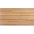 CONSDAN Butcher Block Counter Top, USA Grown Hard Maple Solid Hardwood Countertop, Washer/Laundry Countertop, Table Top, Polished, Prefinished with Food-safe Oil, 1.5" Thickness, 72" L x 25" W