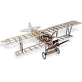 Guillow's 100th Anniversary Fokker D-7 Balsa Wood DIY Airplane Model Kit | Precision laser-cut WWI ace plane with 18-inch wingspan, including tissue, decals, and accessories for static or flight use
