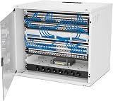 deleyCON 48 Port Patch Panel Modular RJ45 Keystone 1U 19" Rack CAT5e CAT6 CAT7 view 6