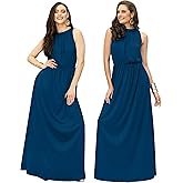 KOH KOH 2026 Sexy Sleeveless Flowy Summer Casual Formal Gown