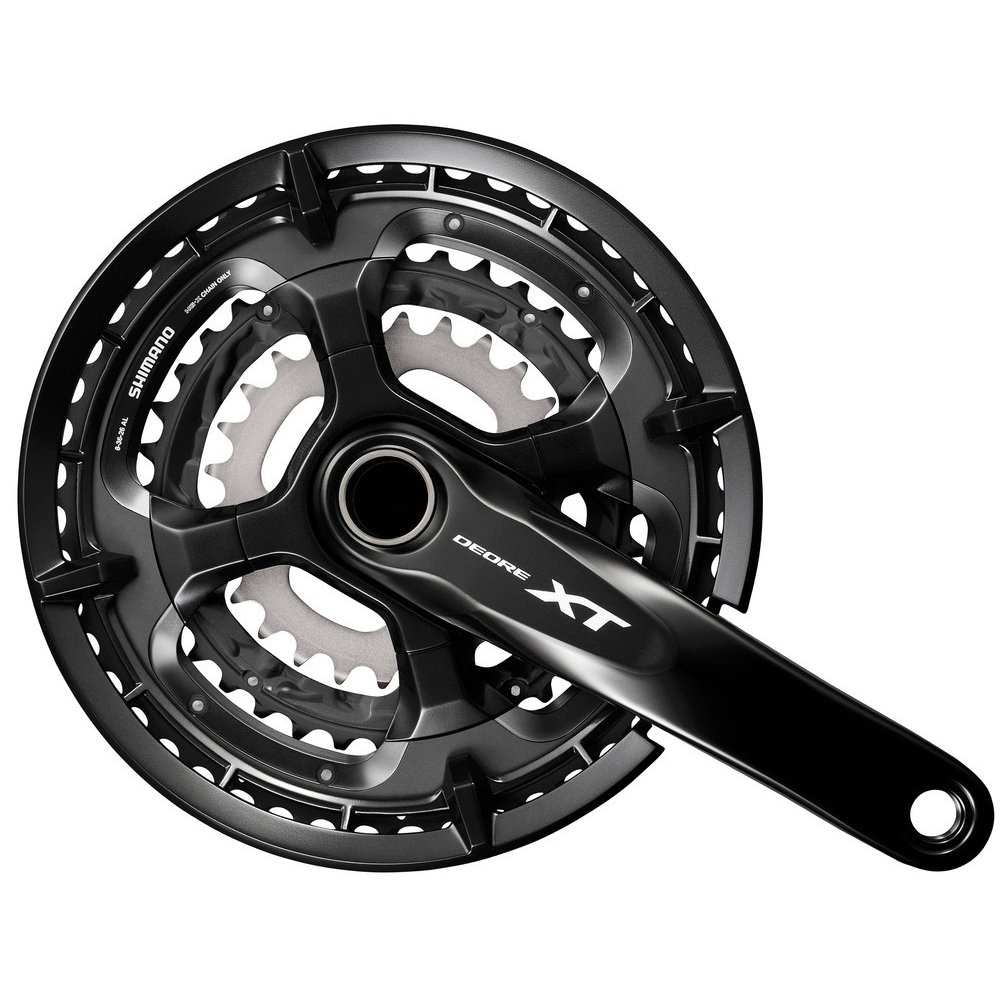 Shimano Crank Chainset XT T8000 10s 48/36/26 170mm CG, Black