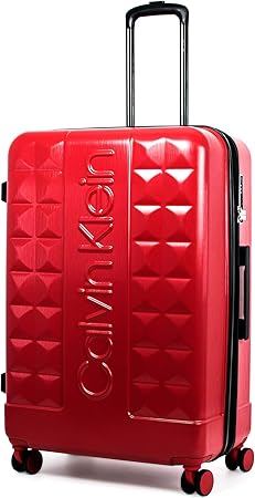 calvin klein red luggage