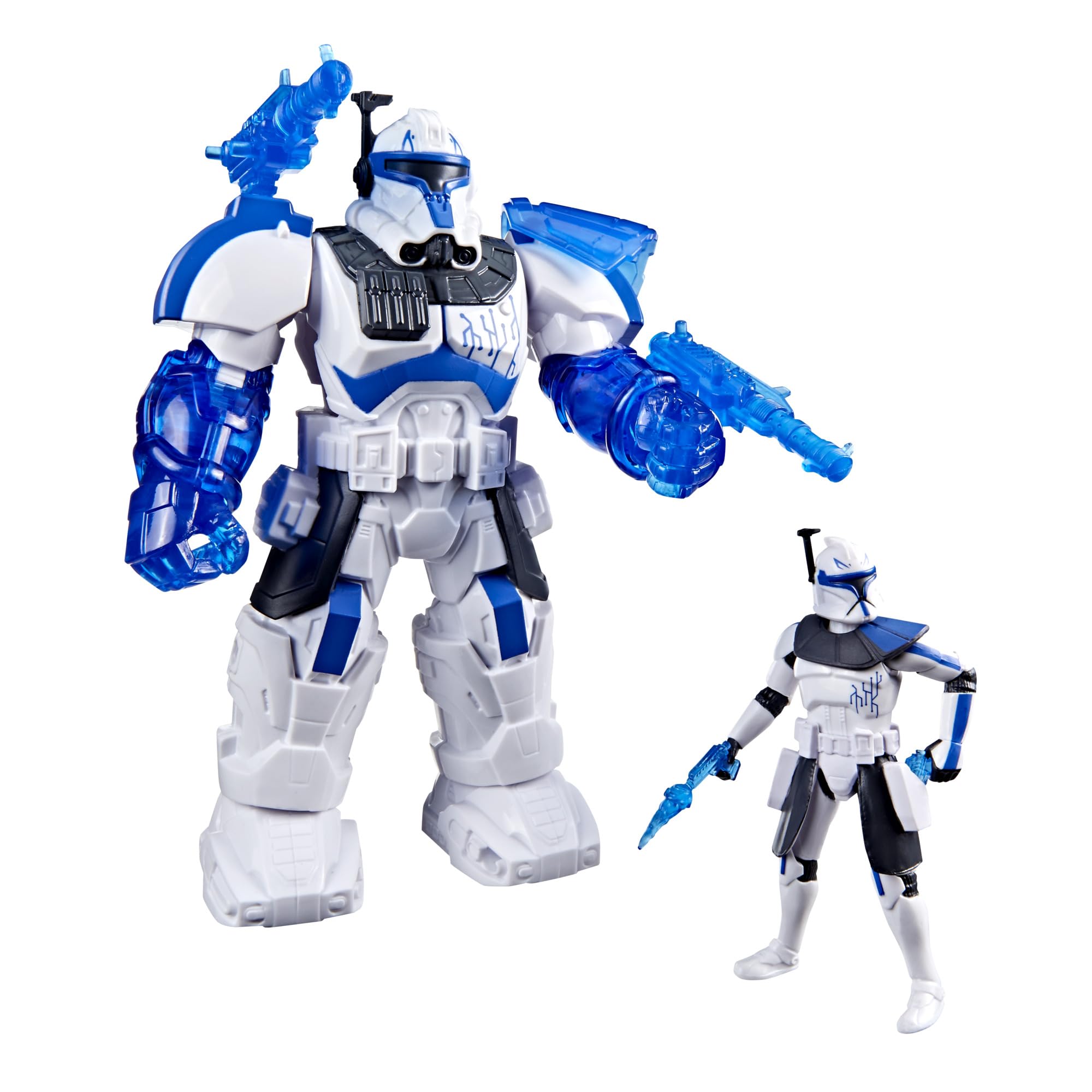 STAR WARS Epic World of Action Clone Captain Rex Mech Force Suit, 6.5-Inch Mech Suit & 4-Inch Action Figure, Toys for Boys & Girls, Christmas Stocking Stuffer Gifts, Ages 4+ (Amazon Exclusive)