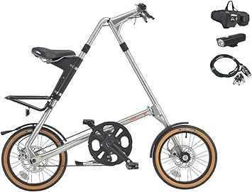 Amazon Strida Evo16 ストライダ エヴォ16 16インチ折り畳み自転車 フロントライト ロングワイヤー錠 ブラッシュ ストライダ Strida 折りたたみ自転車
