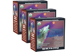 Light Mountain Henna Hair Color & Conditioner - Bright Red Hair Dye for Men/Women, Organic Henna Leaf Powder and Botanicals, Chemical-Free, Semi-Permanent Hair Color, 4 Oz (Pack of 3)