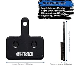4 Pairs Brake Pads for TRP Tektro Shimano Deore