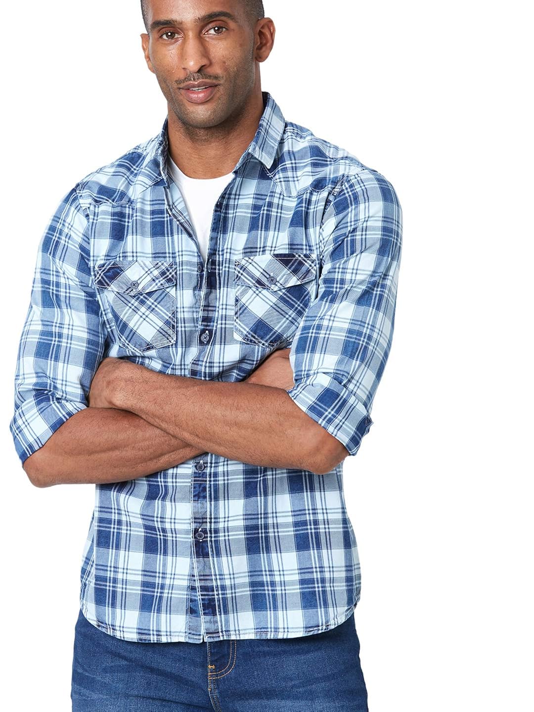 dennis lingo denim shirt