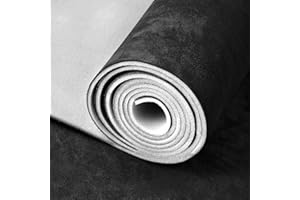 Auto Suede Headliner Fabric Material with Foam Backing, 72" L × 60" W Automotive Interior Roof Replacement Upholstery Fabric 