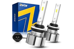 ZonCar 880 Led Fog Light Bulbs White, 880 885 893 899 for DRL or Fog Light Lamp Replacement, 360-degree Illumination, Non-polarity, Pack of 2