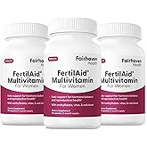 Fairhaven Health FertilAid for Women | Prenatal Vitamin Fertility Supplements for Women | Conception for Her with Vitex and Folate | Support Cycle Regularity and Ovulation* | 270 Capsules
