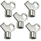 Set of 5 Radiator Bleeding Air Valve Keys
