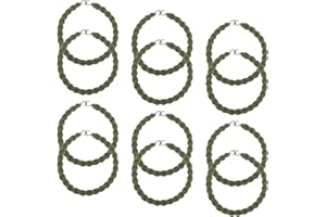 Giantree 12Pcs Military Boot Bands, Military Elastic Boot Straps, Boot Blousers Military with Metal Hooks Boot, Blousing Straps Military for Pants Men and Women Outdoor Hiking Military