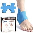 KTQUICK Kinesiology Tape for Ankle, 12 Count Ankle Tape Precut, Original Cotton Waterproof & Breathable, Enhance Elastic Kinesiology Athletic Tape for Ankle Support and Muscle to More Sports