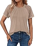 AUTOMET Womens Summer Tops Spring Shirts Trendy