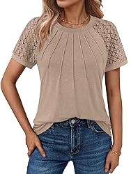 AUTOMET Womens Summer Tops Spring Shirts Trendy