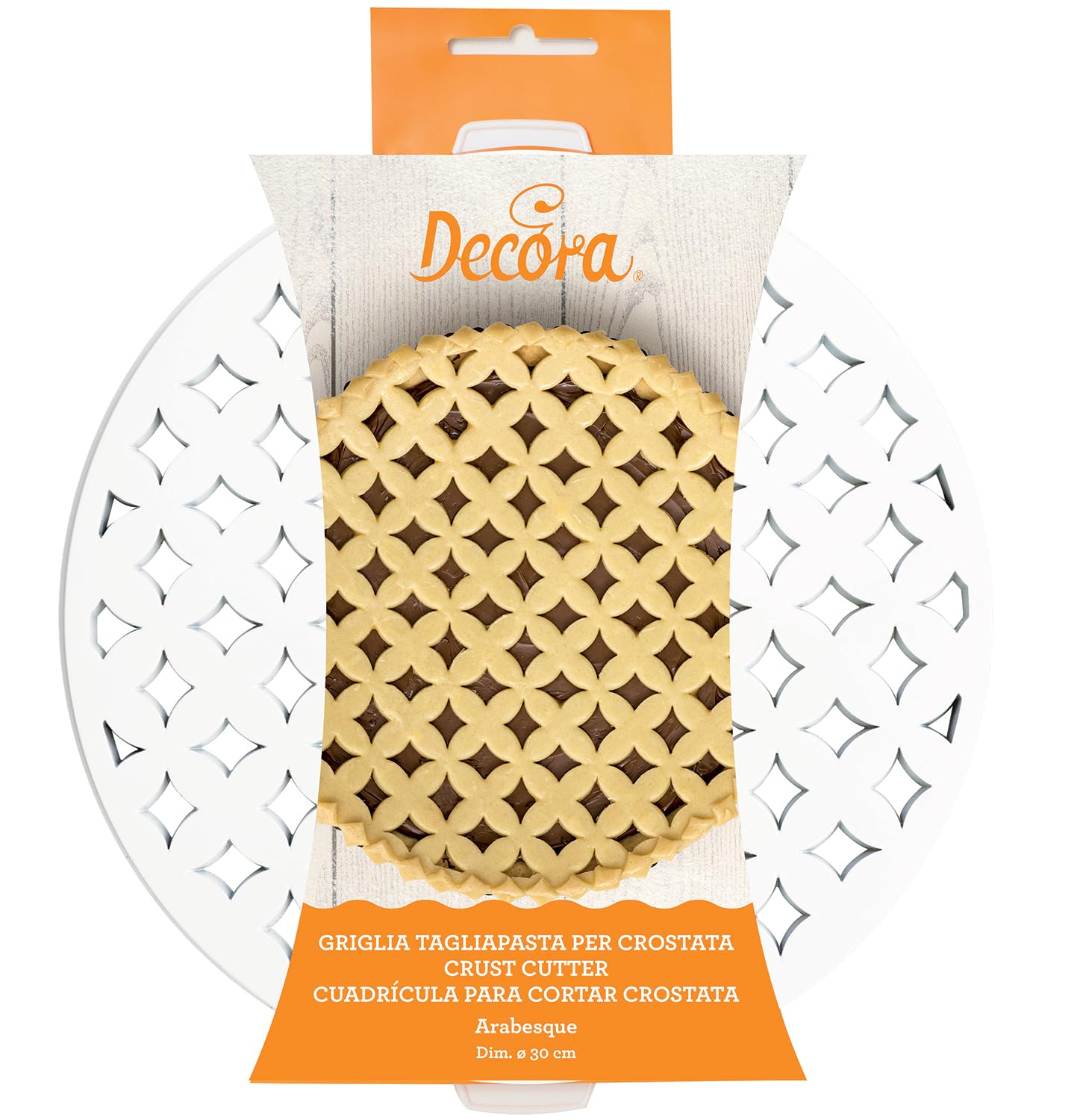 DECORA 0215800 Arabesque Crust Cutter 30 Cm