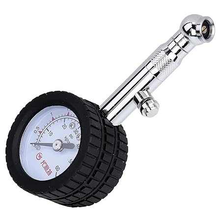 Graceme Reifendruck Prüfer Luftdruckprüfer Reifendruckmesser Reifendruckprüfer für Auto KFZ PKW Motorrad Fahrrad SUV UTV ATV 