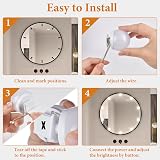OSDUE Hollywood Mirror Lights 10 LED USB Dimmable 3 Color Modes 9 Brightness view 4