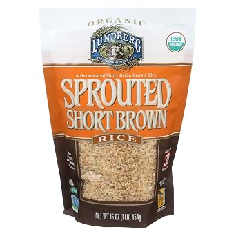 Lundberg Family farms Organic sprouted short brown Rice (073416003552)
