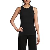 Lands' End Women's Drapey Rib Skimming Tank Top Shirt