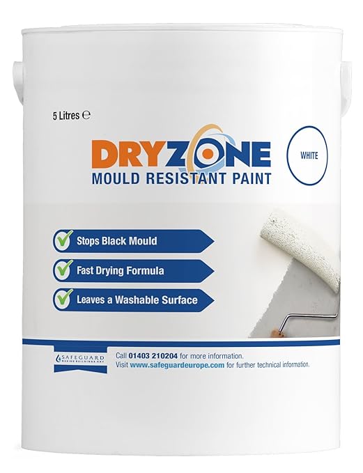 Dryzone Anti Mould Paint White 5L Mould Resistant For 5 Years Amazon