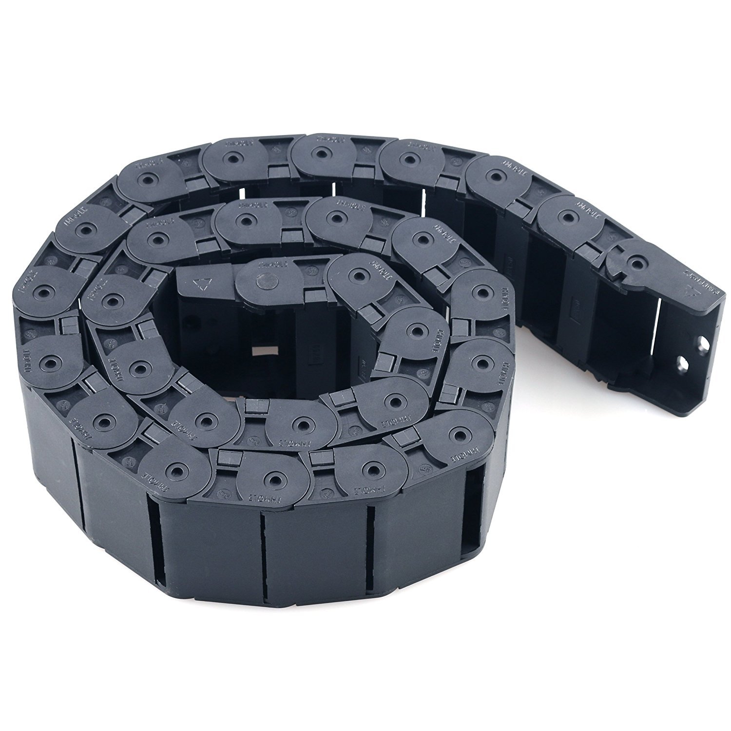 Cable Drag Chain, URBEST 18mm x 50mm Wire Carrier 1 M/ 3.3Ft Plastic