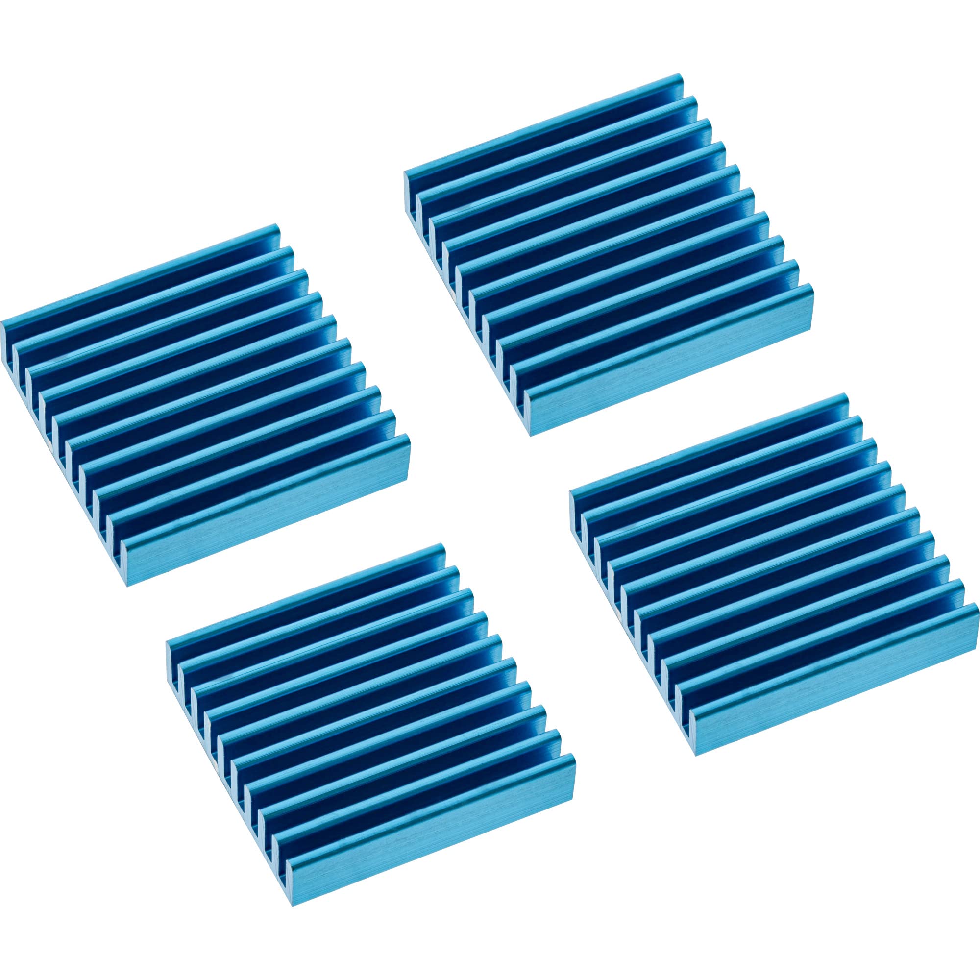 InLine 33955H RAM heat sink Self-Adhesive Cooling Fins, Set of 4