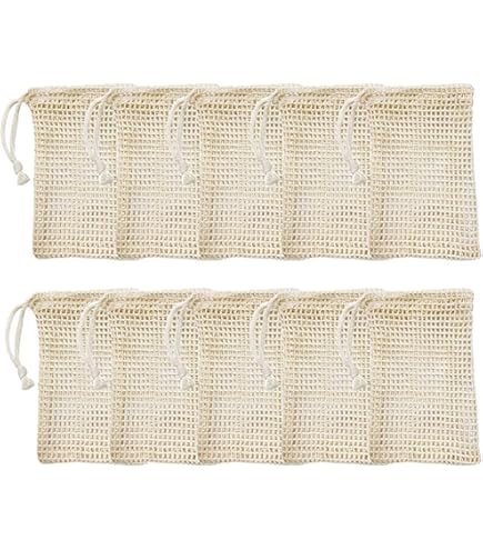 Pochette Exfoliante Pour Savon - Porte-Savon Avec Luffa - Pour Douche, Voyage, Camping