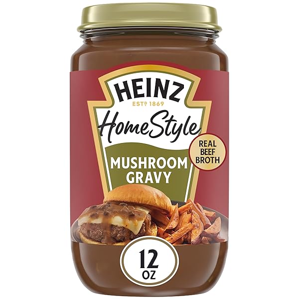 HEINZ HOMESTYLE, MUSHROOM GRAVY, 12 OZ