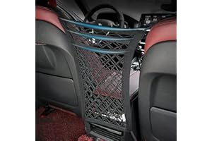 Dog Car Net Barrier for 2021 2022 2023 2024 Ford F150, Pet Barrier with Car Mesh Organizer for Dog & Child Safety Divider wit
