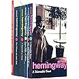 Ernest Hemingway Collection 6 Books Set (For Whom The Bell Tolls, The Snows Of Kilimanjaro, The Old Man and the Sea, A Farewell To Arms, Green Hills of Africa, A Moveable Feast)