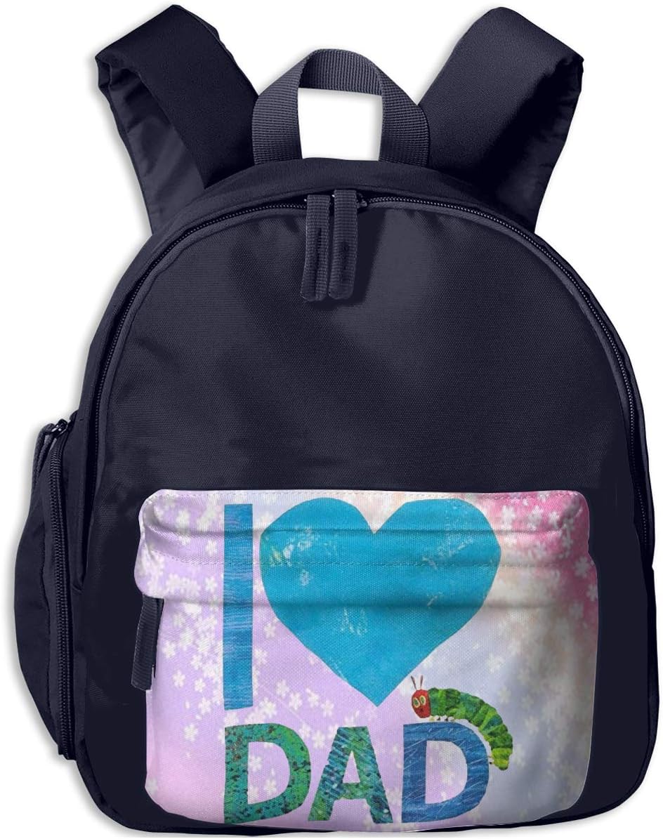 Fashion Space I Love DAD with The Very Hungry Caterpillar Children's Kid's Backpacks Bag