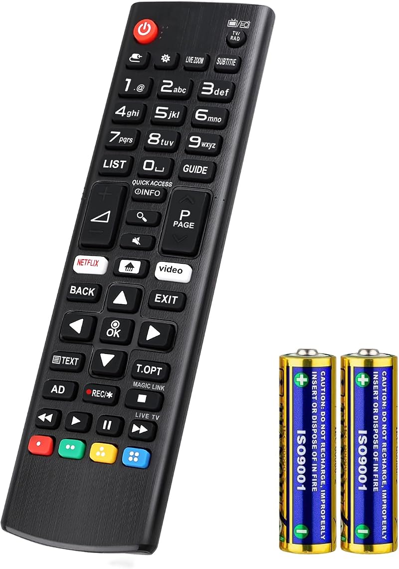 YOSUN Replacement LG TV Remote for All LG Smart TV Universal Magic Batteries
