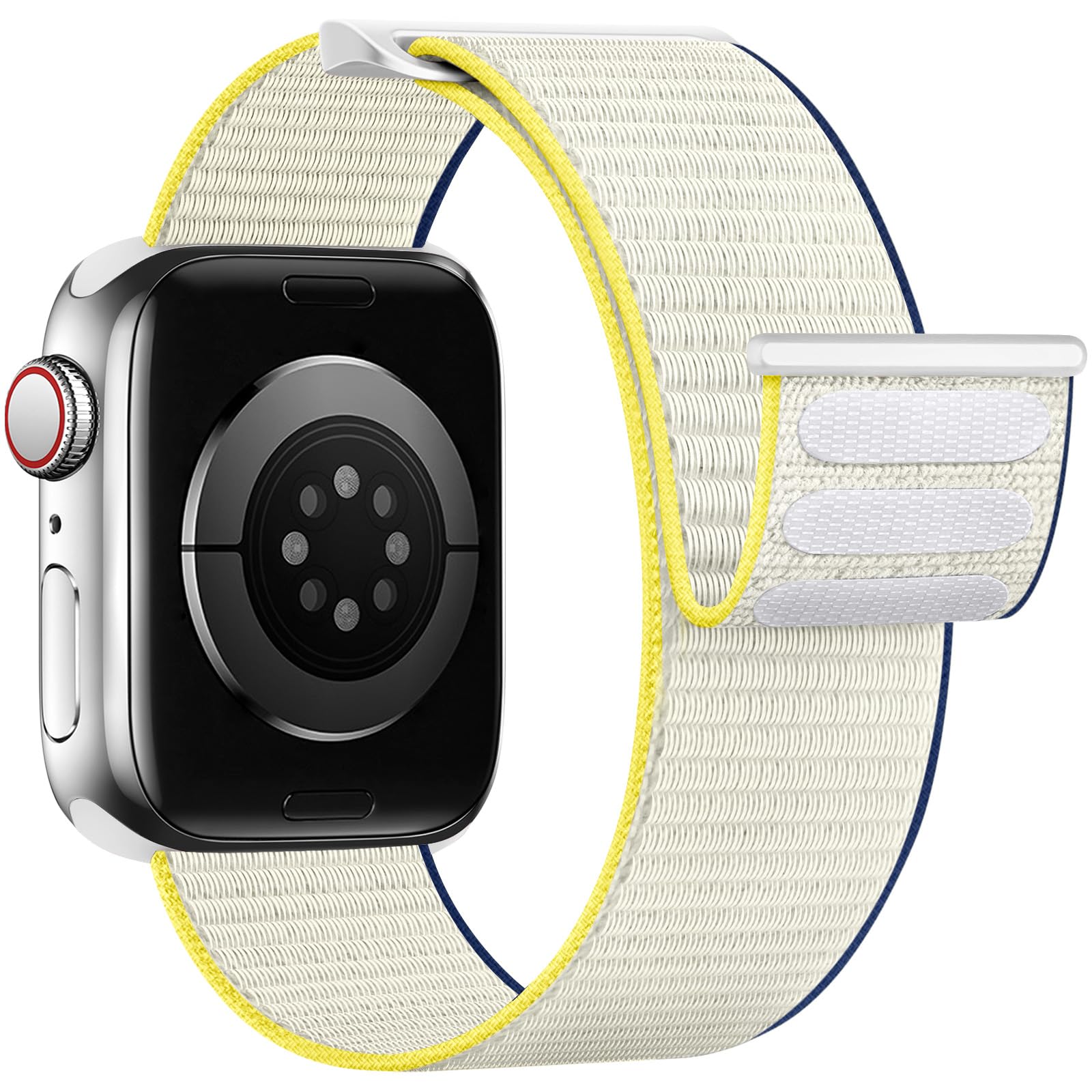 Yoohoo Nylon Straps Compatible with Apple Watch Straps 44mm 45mm 46mm 49mm 42mm(Series 3/2/1) Women Men,Upgraded Soft Nylon Replacement WatchBands for iWatch Series 11 10 9 8 7 6 5 4 3 2 1 SE3 Ultra3