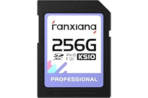 fanxiang SD Card 256GB SDXC Memory Card, UHS-I, V30, U3, C10, Up to 100MB/s, High Speed for 4K UHD Video, DSLR Camera, and Fu