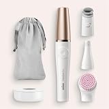Braun FaceSpa SE912 Epilator with Cleansing Brush, Toning Head, Charger Stand view 5