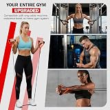 Slim Panda Exercise Handles Heavy Duty Resistance Band Cable Attachments Black view 8