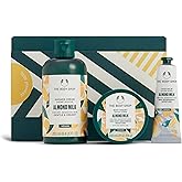 The Body Shop Almond Milk Gift Set - 3 Piece Set, Includes Shower Cream, Body Yogurt, Hand Balm, Vegan