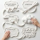 BOHS White Air Dry Clay Pro 3 lbs Modeling Squishy Arts Craft Kit view 3