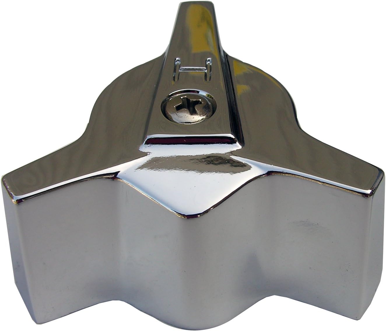 LASCO HL-94 Central Brass Style Hot Shower Handle, Chrome Plated