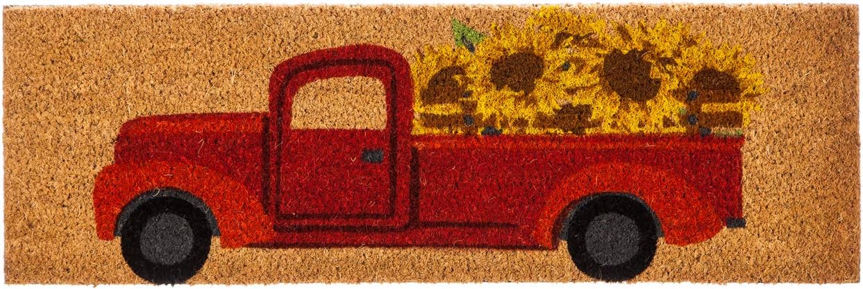 TRUCK W/SUNFLOWERS SWITCH MAT