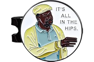 SPORTY BUFF Golf Ball Marker with Magnetic Hat Clip - Funny Golf Gift