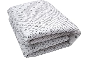 YUSHEN 70" x 78" Antislip Vinyl Primary Tufting Cloth Backing Fabric Non Slip Final Backing Felt Pad with Plum Blossom Pattern for Carpets Rug Backing Tufting Gun Cushion Punch Needle