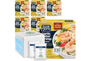 Salutem Vita - Scott & Jon's Garlic Butter Shrimp Rice Meal - 8 oz Bowl (Frozen) - Pack of 6