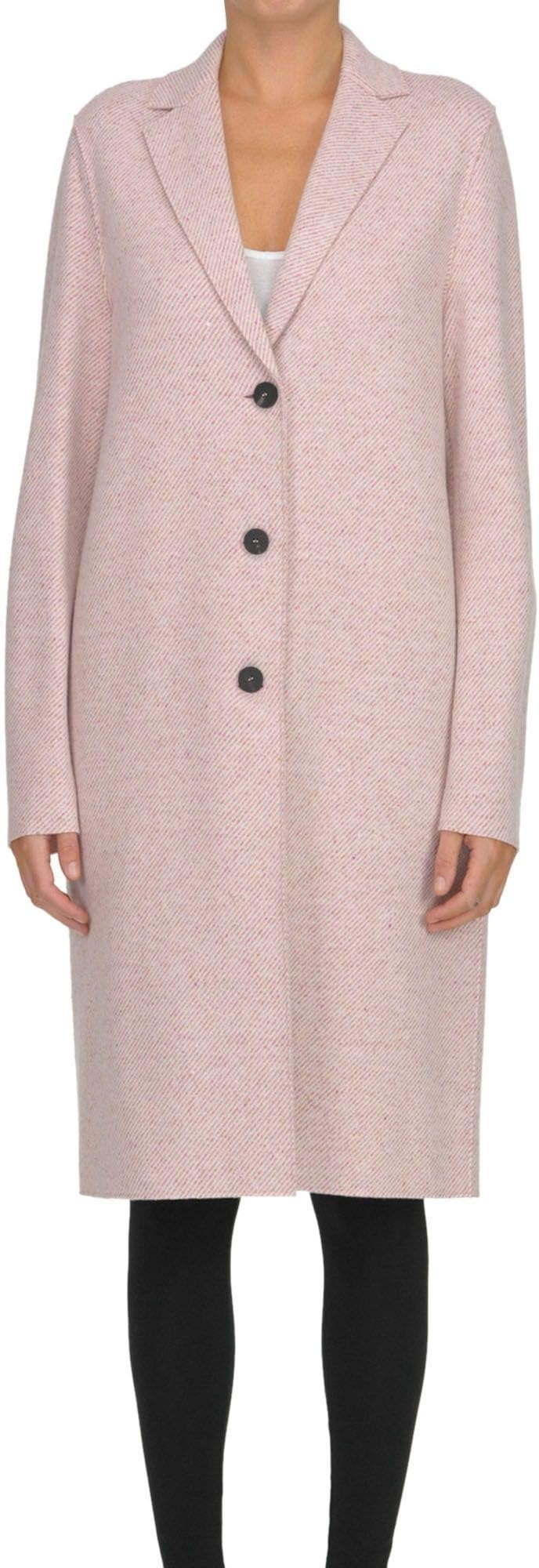 Harris Wharf London Luxury Fashion Womens MCGLCSC000006020I Pink Coat | Season Outlet