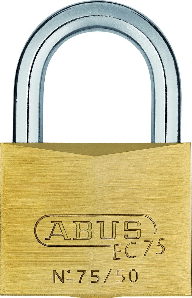 ABUS 26844 Brass Padlock with 5-Reversible Key
