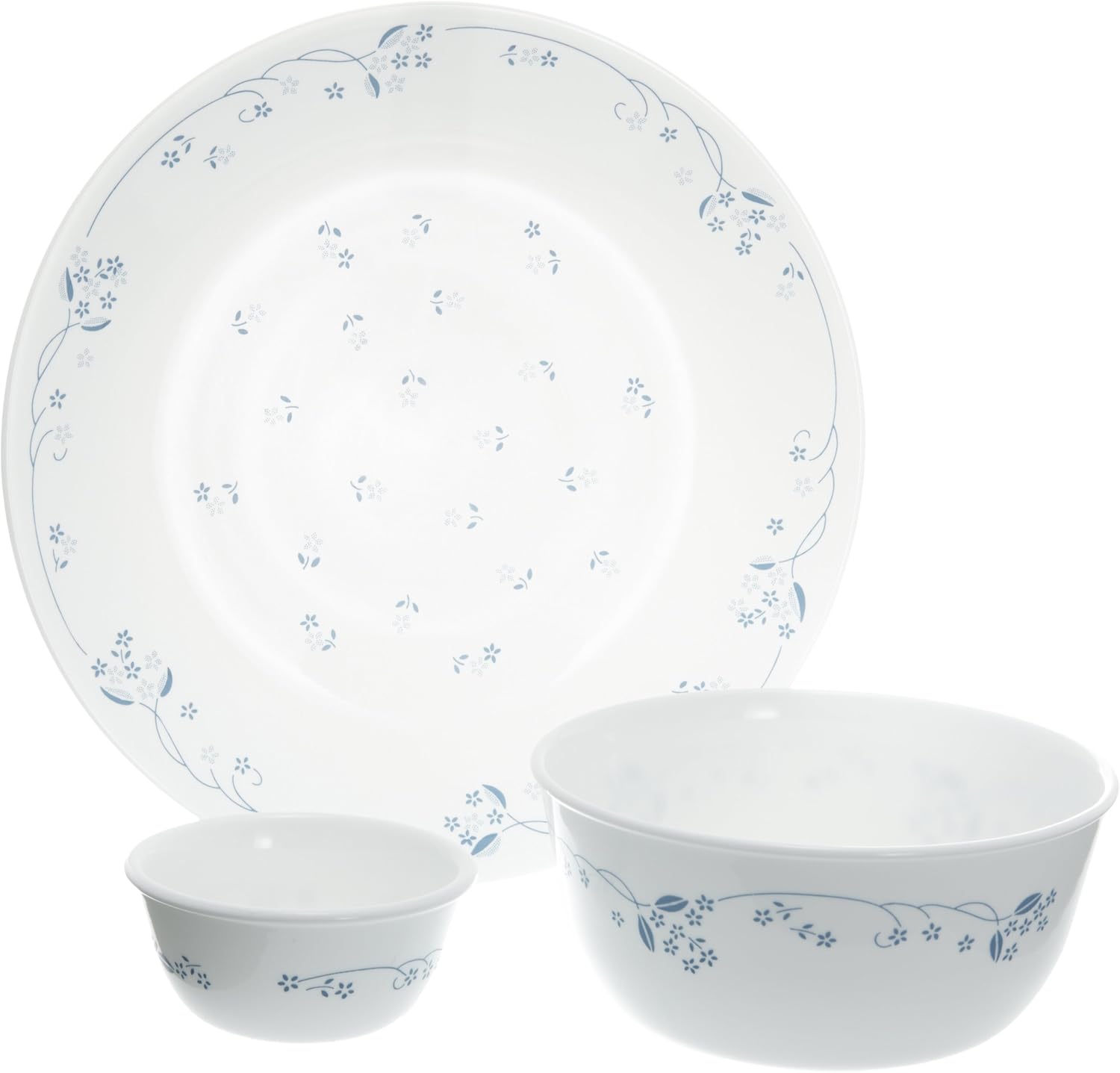 Corelle Essential Provincial Blue Round Dinner Set 14